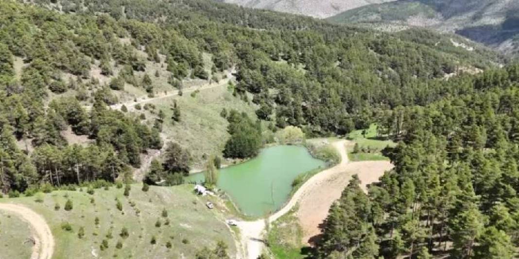 Gören Karadeniz sanıyor ama burası İç Anadolu! 1800 rakımda saklı cennet: Çerçialan göleti göreni büyülüyor! 4